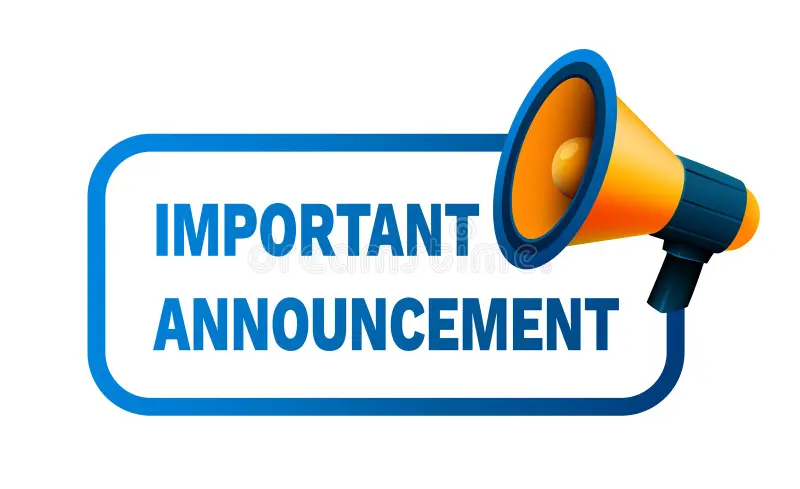 announcement